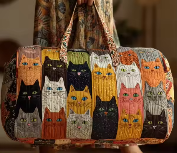 Jasmine - Handmade Soft Travel Bag