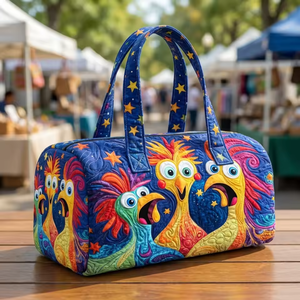 Adrienne - Handmade Soft Travel Bag