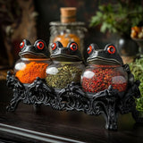 Handcrafted Spice Jars Witchy Frog Apothecary