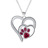 Paw Necklace - In a Loving Connection