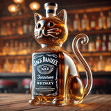 Cat Whisky Bottle