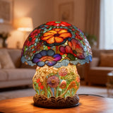 GARDENLUXE | Colorful Floral Table Lamp