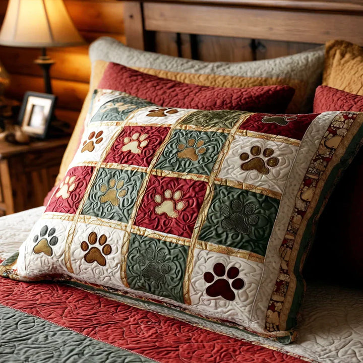 Quilted Pillowcase - Scarlet Hoof