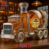 Cement Mixer Whiskey Bottle